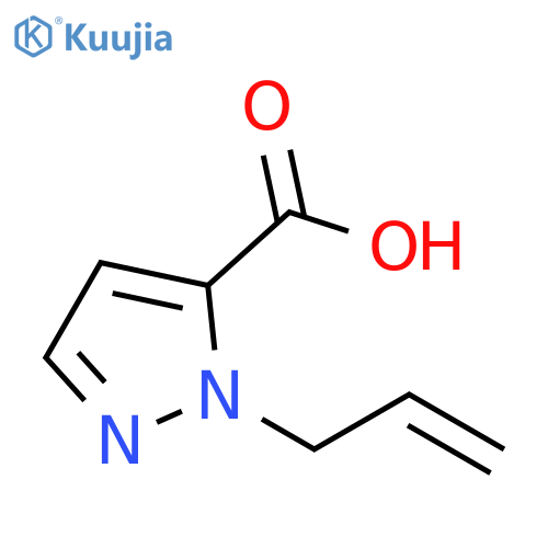 1-(prop-2-en-1-yl)-1H-pyrazole-5-carboxylic acid structure