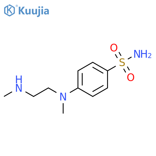 4-{methyl2-(methylamino)ethylamino}benzene-1-sulfonamide structure