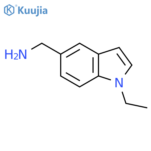 1-(1-Ethyl-1H-indol-5-yl)methanamine structure