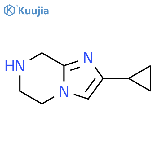 2-cyclopropyl-5,6,7,8-tetrahydroimidazo[1,2-a]pyrazine structure