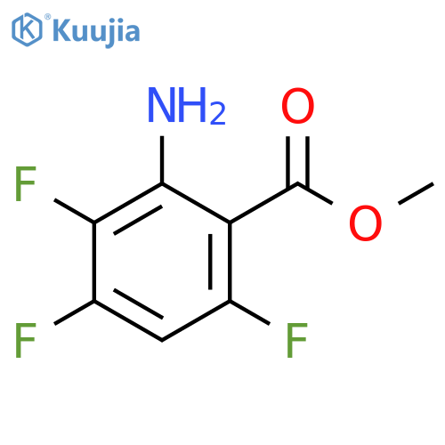 Benzoic acid, 2-amino-3,4,6-trifluoro-, methyl ester structure