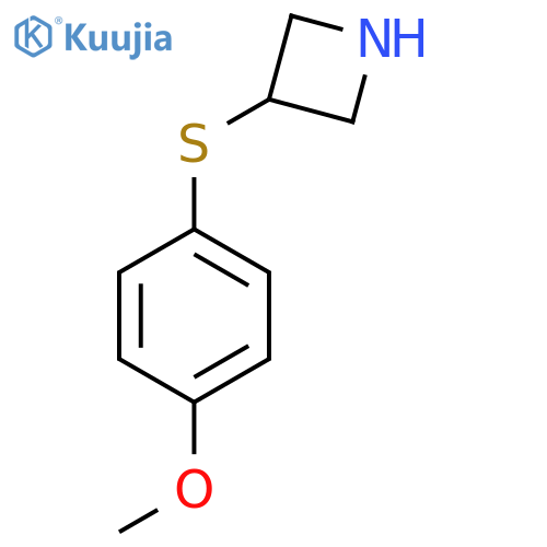 3-[(4-Methoxyphenyl)sulfanyl]azetidine structure