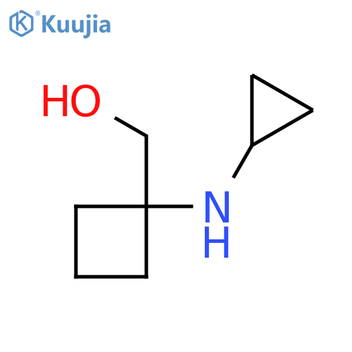 [1-(Cyclopropylamino)cyclobutyl]methanol structure