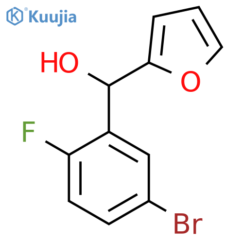(5-Bromo-2-fluorophenyl)(furan-2-yl)methanol structure