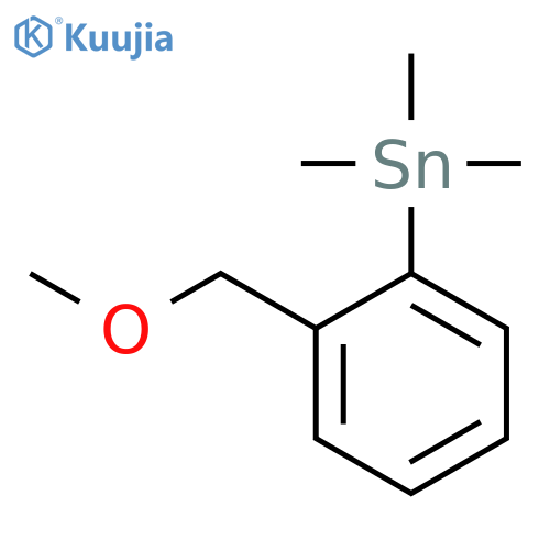 Stannane, [2-(methoxymethyl)phenyl]trimethyl- structure