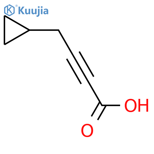 4-Cyclopropylbut-2-ynoic acid structure