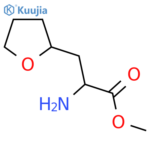 Methyl 2-amino-3-(oxolan-2-yl)propanoate structure