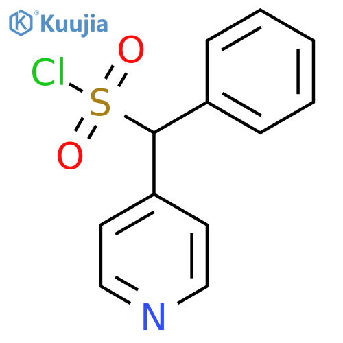phenyl(pyridin-4-yl)methanesulfonyl chloride structure