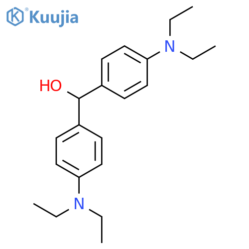 Bis(4-diethylaminophenyl)methanol structure