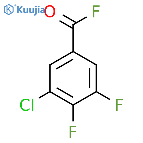 3-Chloro-4,5-difluoro-benzoyl fluoride structure