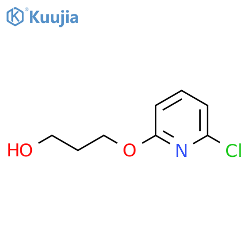 3-[(6-chloropyridin-2-yl)oxy]propan-1-ol structure