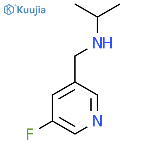 [(5-Fluoropyridin-3-yl)methyl](propan-2-yl)amine structure