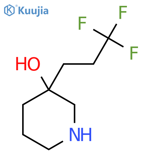 3-(3,3,3-trifluoropropyl)piperidin-3-ol structure