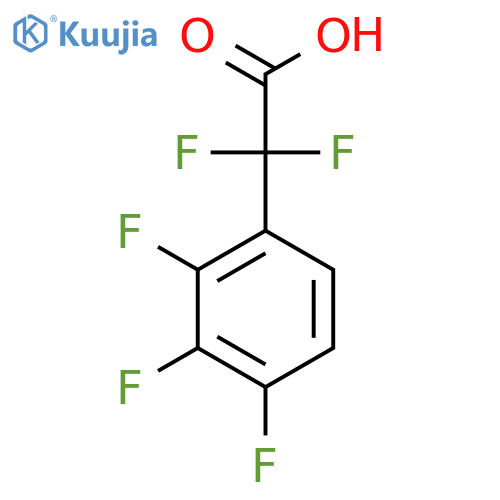 2,2-Difluoro-2-(2,3,4-trifluorophenyl)acetic acid structure