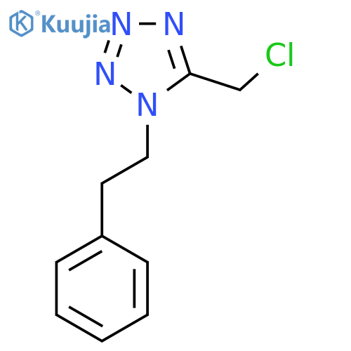 5-Chloromethyl-1-phenethyl-1H-tetrazole structure