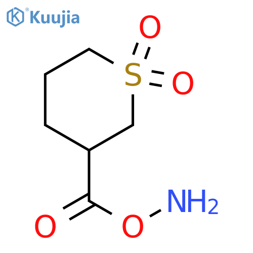 3-amino-1,1-dioxo-1λ?-thiane-3-carboxylic acid structure