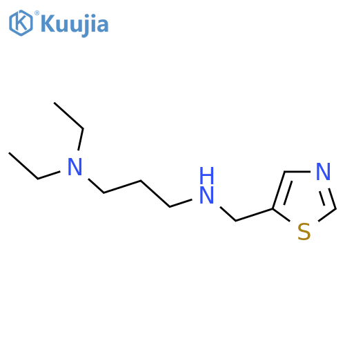 3-(diethylamino)propyl(1,3-thiazol-5-yl)methylamine structure