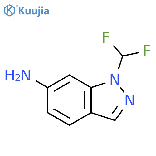 1H-Indazol-6-amine, 1-(difluoromethyl)- structure