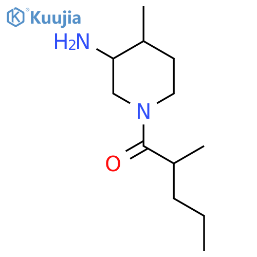 1-(3-Amino-4-methylpiperidin-1-yl)-2-methylpentan-1-one structure