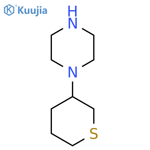 1-(thian-3-yl)piperazine structure