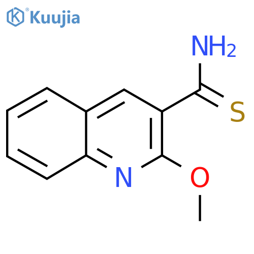 2-methoxyquinoline-3-carbothioamide structure