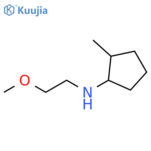 N-(2-methoxyethyl)-2-methylcyclopentan-1-amine structure
