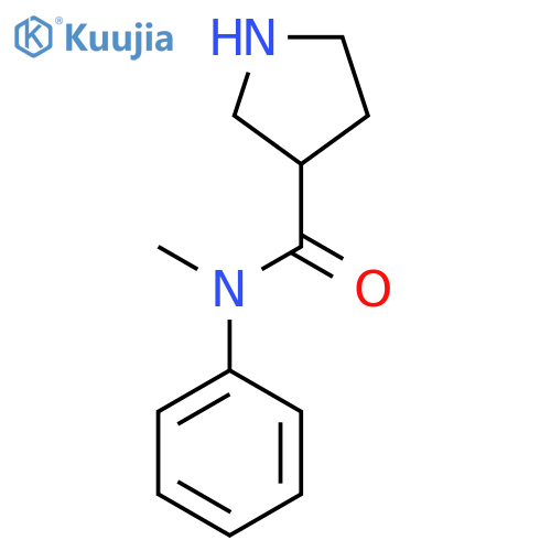 N-Methyl-N-phenylpyrrolidine-3-carboxamide structure