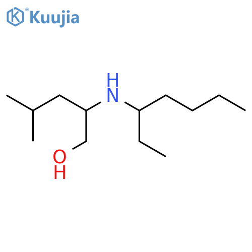 2-(heptan-3-yl)amino-4-methylpentan-1-ol structure