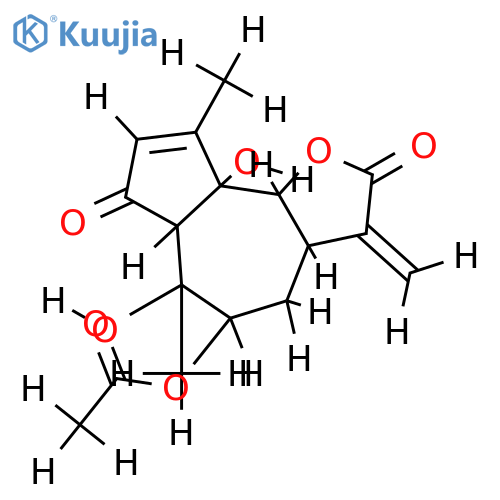 5alpha,10alpha-dihydroxy-9-acetoxyarbiglovin structure