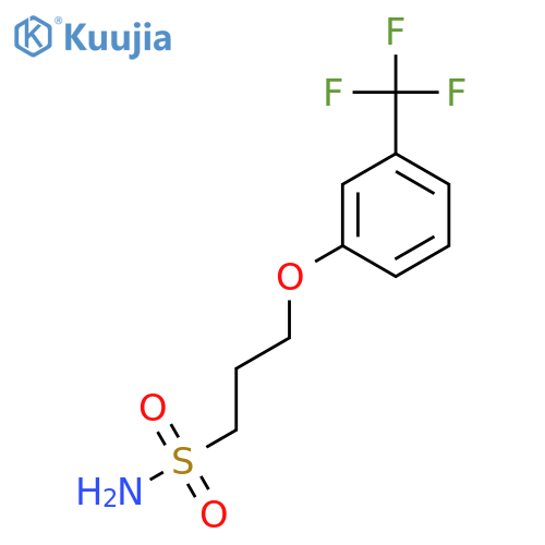 3-3-(trifluoromethyl)phenoxypropane-1-sulfonamide structure