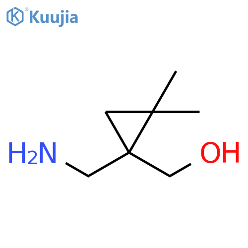 [1-(AMINOMETHYL)-2,2-DIMETHYLCYCLOPROPYL]METHANOL structure