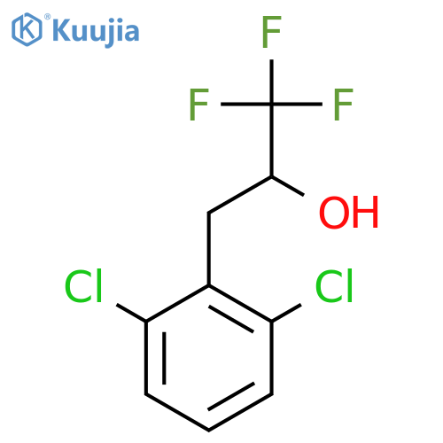 3-(2,6-dichlorophenyl)-1,1,1-trifluoropropan-2-ol structure