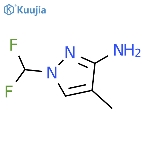 1-(Difluoromethyl)-4-methyl-1H-pyrazol-3-amine structure