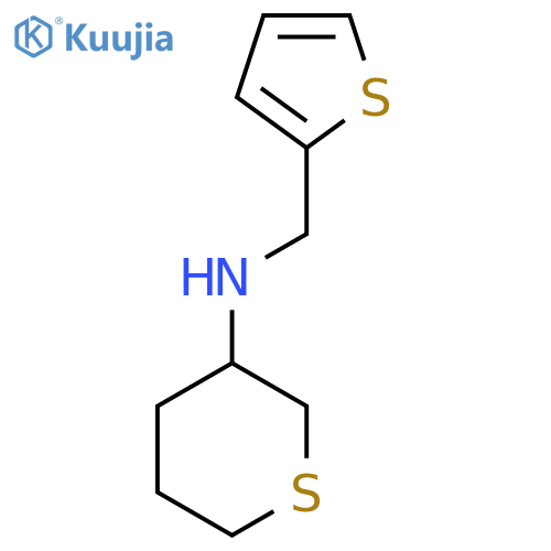 N-[(thiophen-2-yl)methyl]thian-3-amine structure