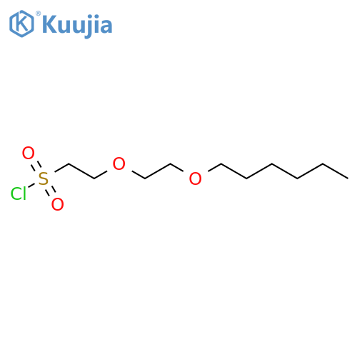 2-2-(hexyloxy)ethoxyethane-1-sulfonyl chloride structure