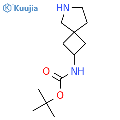 tert-butyl N-{6-azaspiro[3.4]octan-2-yl}carbamate structure