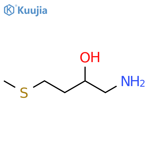 1-amino-4-(methylsulfanyl)butan-2-ol structure
