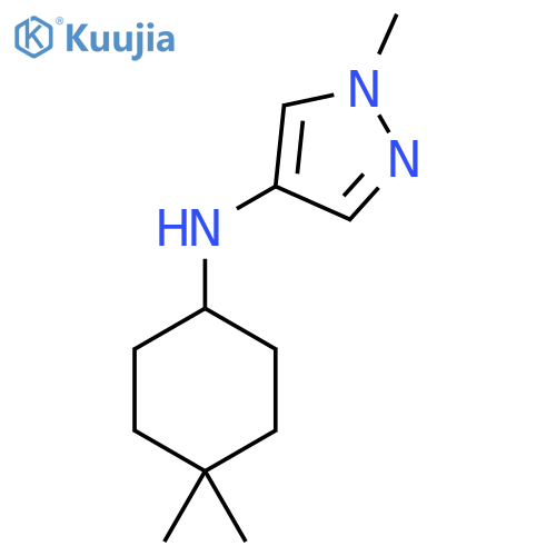 N-(4,4-Dimethylcyclohexyl)-1-methyl-1H-pyrazol-4-amine structure