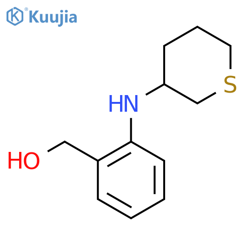 {2-[(Thian-3-yl)amino]phenyl}methanol structure