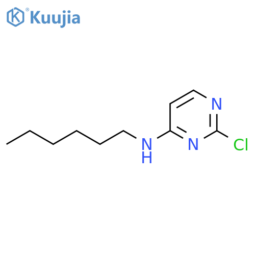 2-chloro-n-hexylpyrimidin-4-amine structure