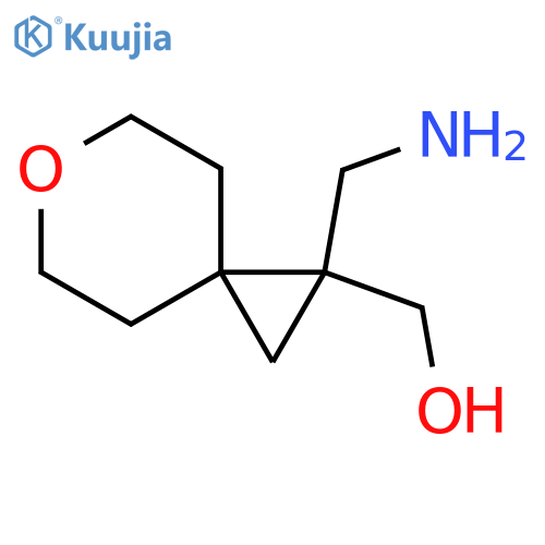 1-(aminomethyl)-6-oxaspiro2.5octan-1-ylmethanol structure