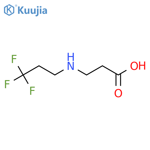 3-(3,3,3-trifluoropropyl)aminopropanoic acid structure