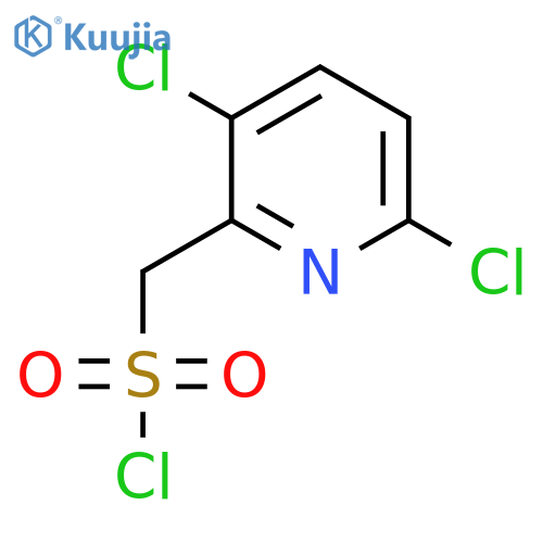 (3,6-dichloropyridin-2-yl)methanesulfonyl chloride structure