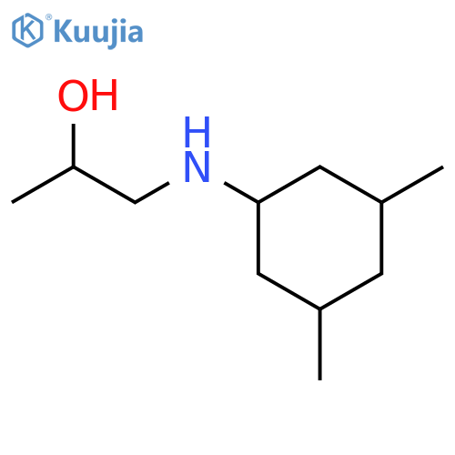 1-(3,5-dimethylcyclohexyl)aminopropan-2-ol structure