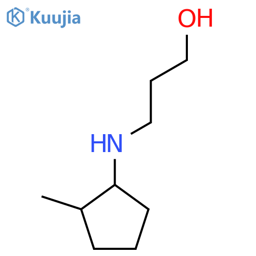 3-(2-methylcyclopentyl)aminopropan-1-ol structure