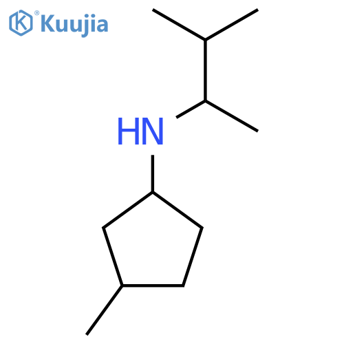 3-methyl-N-(3-methylbutan-2-yl)cyclopentan-1-amine structure