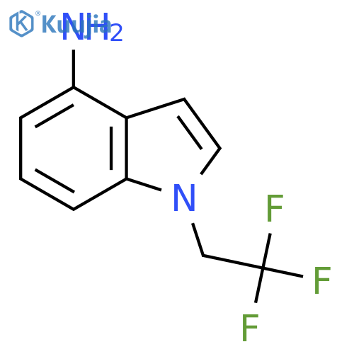 1-(2,2,2-trifluoroethyl)-1H-indol-4-amine structure