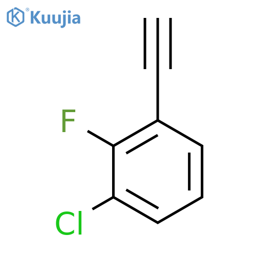 1-Chloro-3-ethynyl-2-fluorobenzene structure