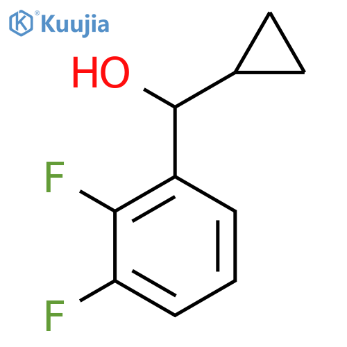 Cyclopropyl(2,3-difluorophenyl)methanol structure