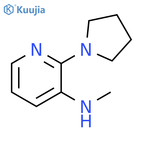 N-methyl-2-(pyrrolidin-1-yl)pyridin-3-amine structure